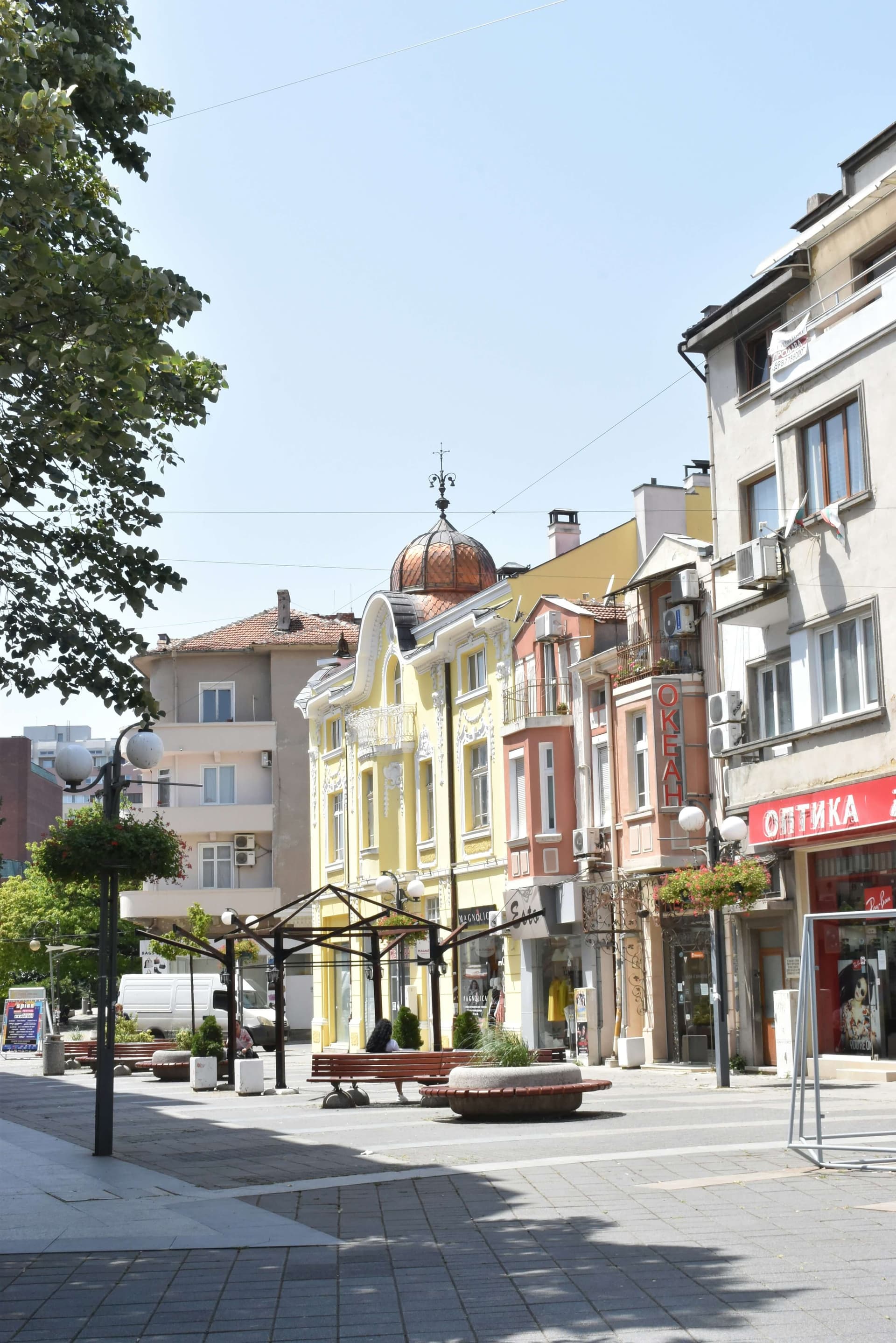 The center of Burgas
