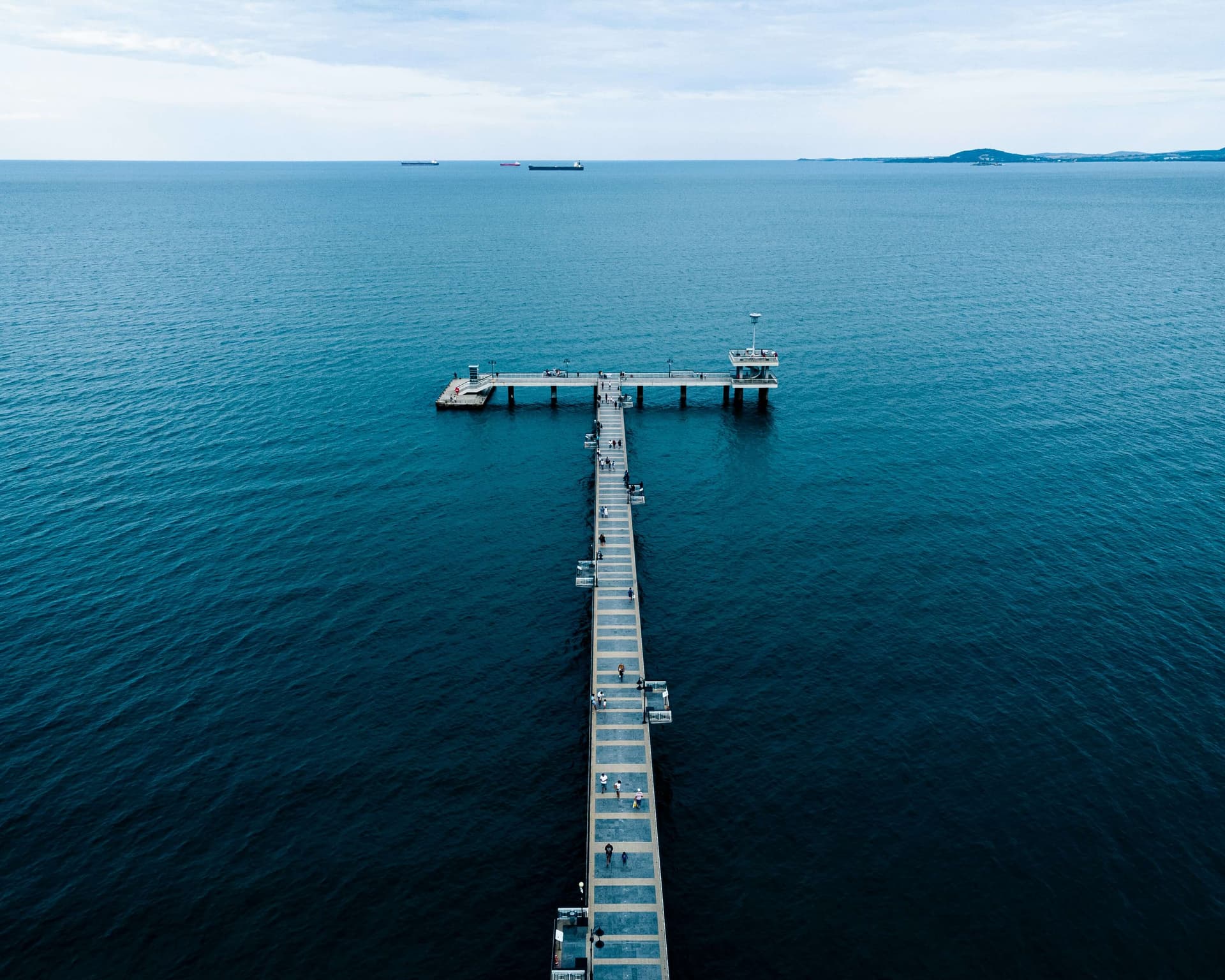 The port of Burgas