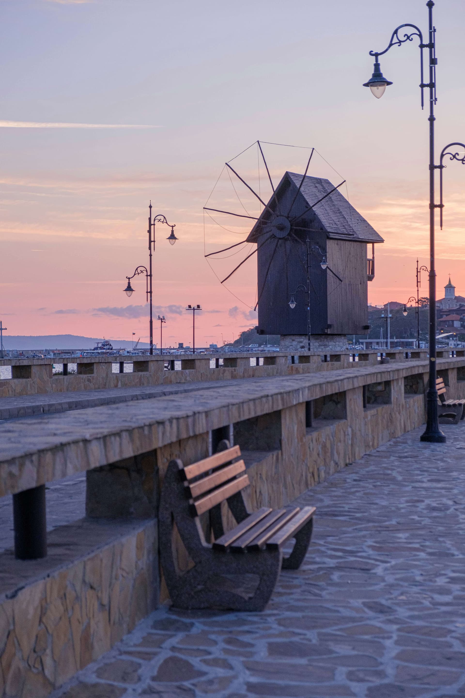 A historic tower in Nessebar's old town