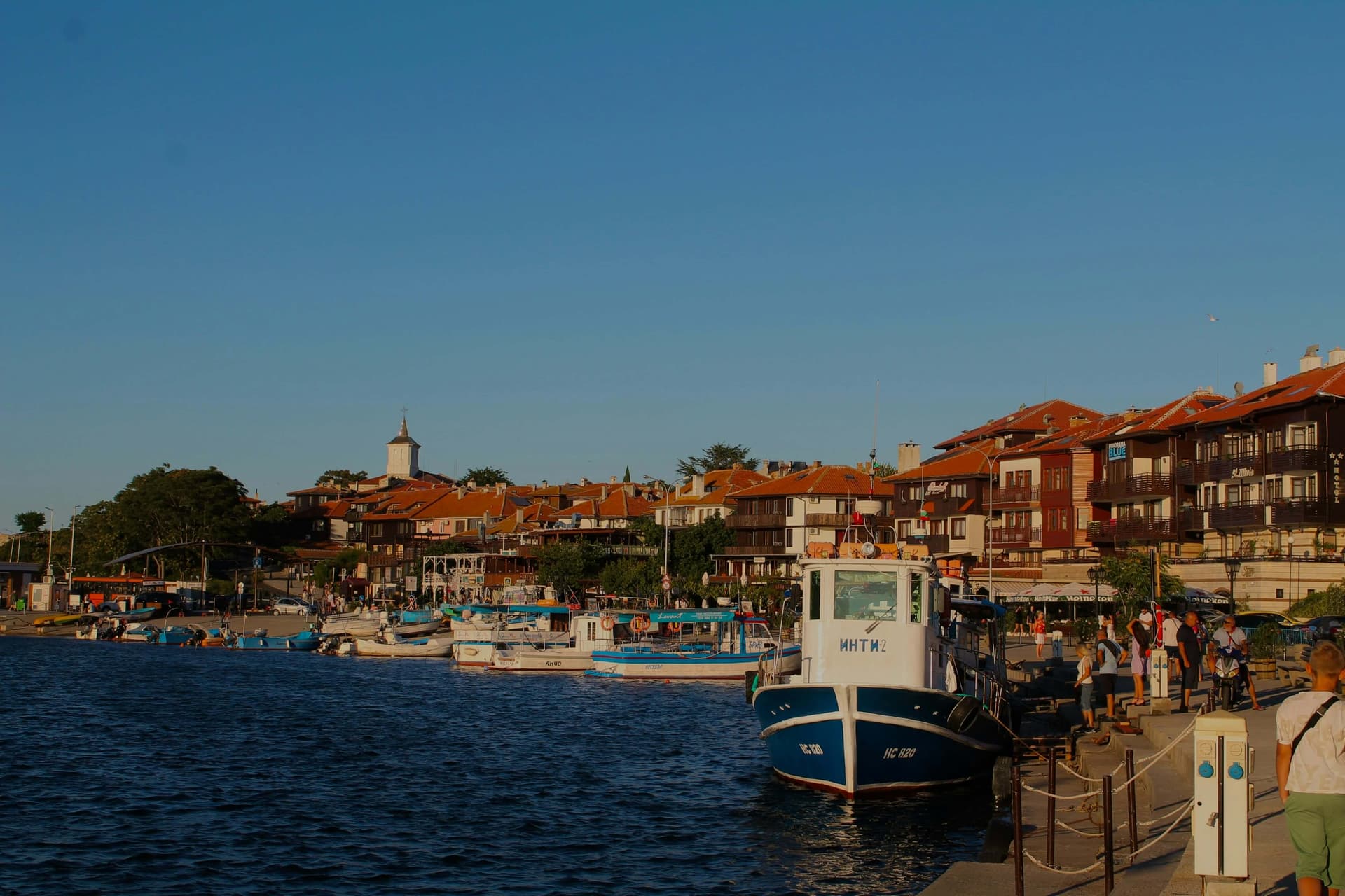 The old town of Nessebar on its rocky peninsula