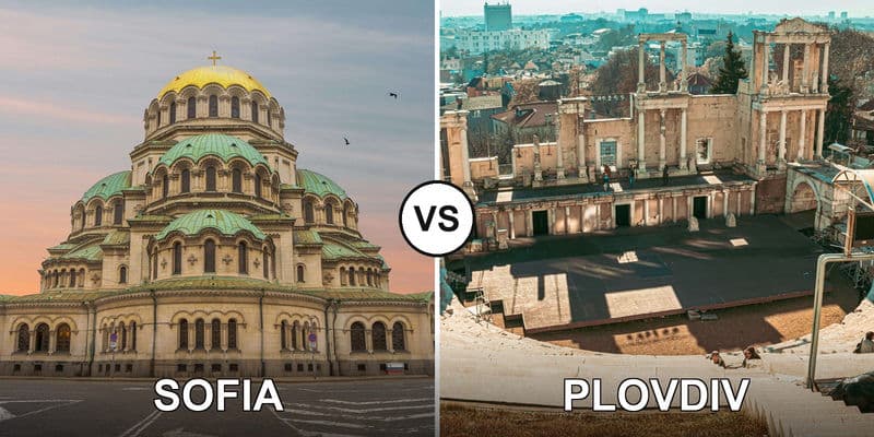 София или Пловдив: Кой град да посетите?