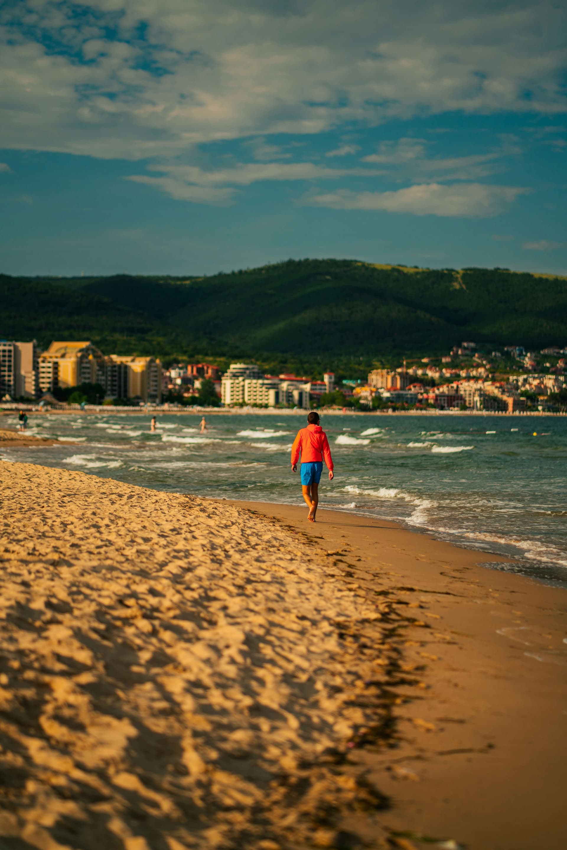 The Sunny Beach coastline