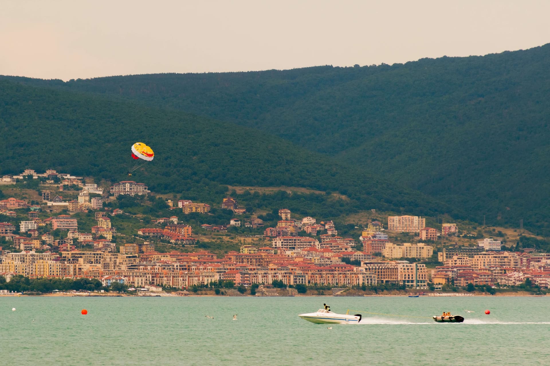 Sveti Vlas and the yacht marina