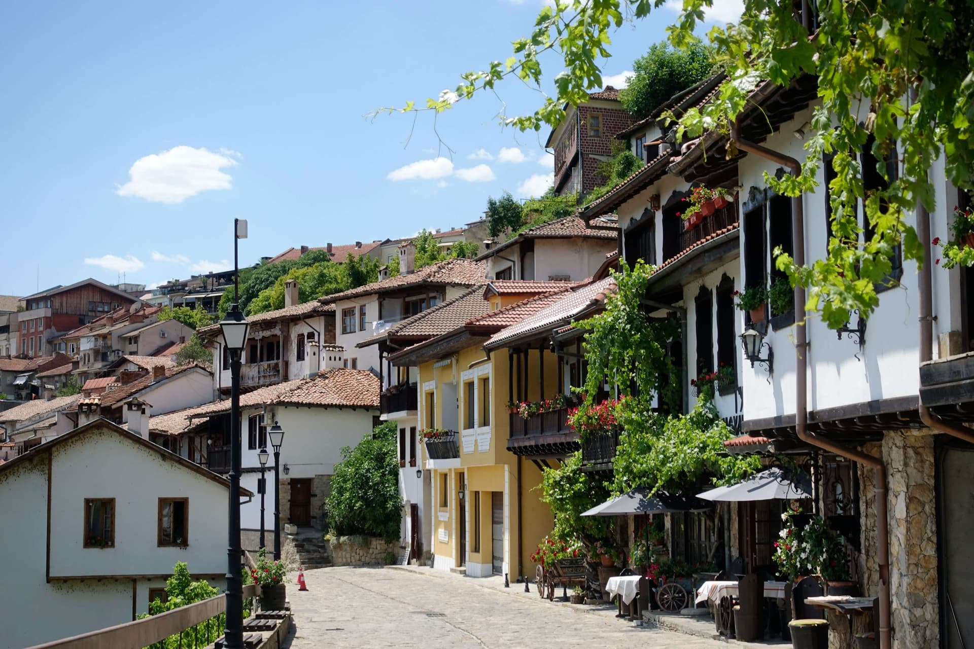 Veliko Tarnovo Old Town in spring